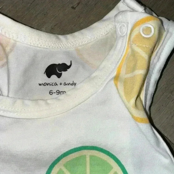 MONICA + ANDY Citrus racer back romper - Picture 4 of 4